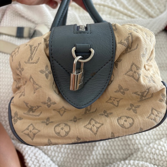Louis Vuitton denim speedy squat MM - Picture 3 of 11
